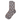 Gray crew-length socks featuring an all-over print of playful cat faces on a heather gray background.