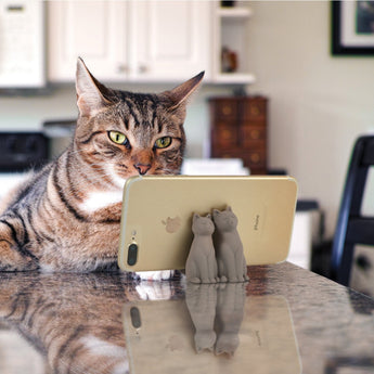 Cat Phone Holder For Propping Your Phone To Watch Videos And Read