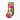 Red stocking filled with colorful cat toys on a white background