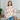Cat Face Print Sweater with colorful cartoon cat faces on cream fabric