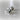 Silver Cat Stud Earrings With Dalmatian Jasper Gem Stone