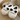 White Fuzzy Cat Slippers with smile embroidery, black whiskers, and ears.