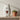 Heart Cat Figurine Display – A wooden cat figurine featuring a distressed white finish, wire whiskers, and a red heart, designed to stand on its own.