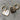 I Heart Cats Keychains Shaped Like A White Cat And A Black Cat
