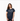 Woman wearing the tee on a white background