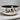 In Bloom Black Cat Bowl featuring black cats and flowers on a white backdrop with a black interior.