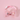 Princess pink cat collar with mesh bow tie and pom poms displayed on soft background