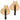 Two wooden cat-shaped hooks with metal hooks on a white background