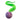 Ball Toy for Cats With Long Green Wiggly Tail