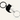 Yin Yang Matching Kitten Keychains – black and silver cats fitting together.