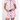 Pink Black Cat Print Pajamas Set For Women