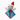 Plush toy with a cat design wearing a Santa hat and blue blanket with candy cane pattern on a white background.