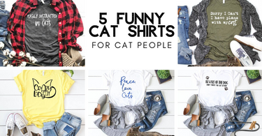 5 Funny Cat Shirts For Cat Lovers