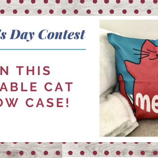 Mother's Day Contest: WIN A Cat Pillow Case