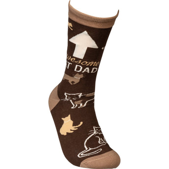 Cat Dad Gifts, Awesome Cat Dad Socks For Men