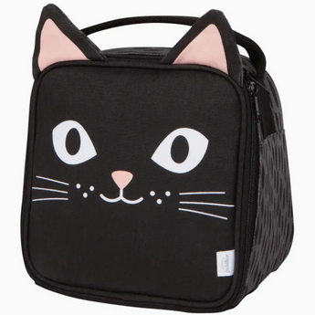 Black Cat Lunch Bag - Front View