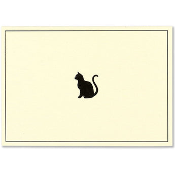 Cat Lover Gifts, Black Cat Note Cards