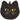 Black Cat Pot Holder with yellow eyes, made of 100% cotton.