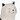 A close-up of a white cat figurine with black painted details, including closed eyes, whiskers, nose, and ear interiors, on a plain white background.