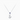 A silver-toned necklace featuring a delicate chain and a pendant shaped like a sitting cat, accented by a small round dark blue gemstone at the clasp, set against a clean white background.