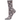 Luxurious socks in heather gray adorned with adorable cat faces, ideal for sizes 9-11.