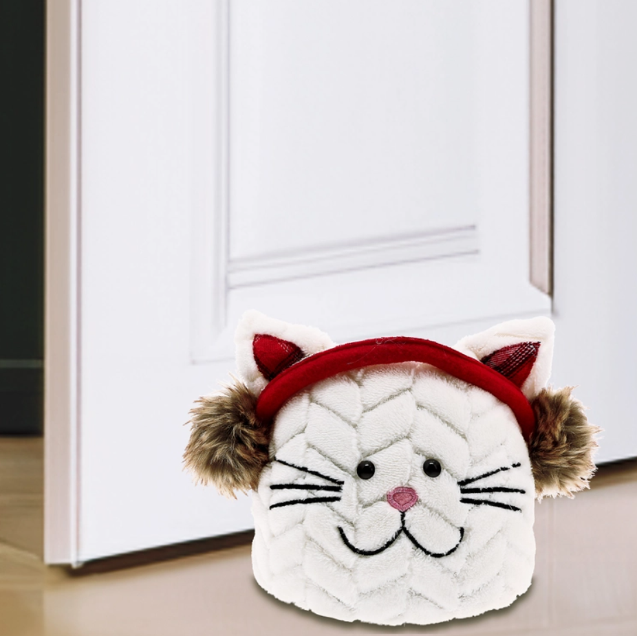 Cat Door Stop – Purrs and Whiskers