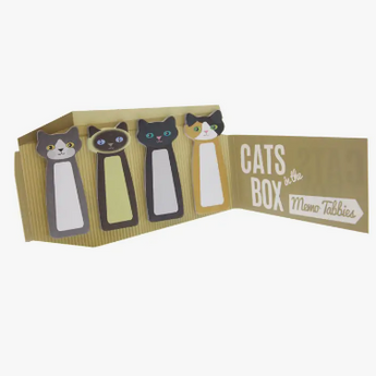Novelty Cat Gifts, Cat Memo Pads Sold In A Set of 4