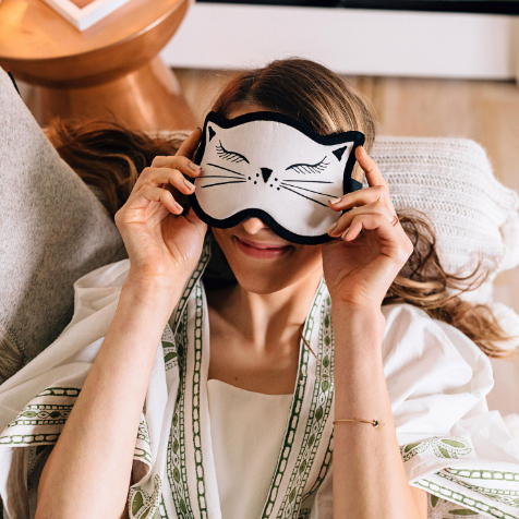 Cat Lady Gift Box, Cat Shaped Sleep Mask