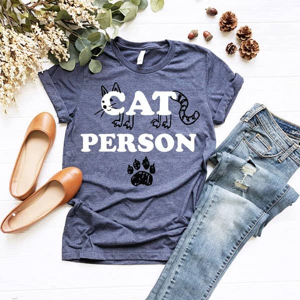 Shirts for Cat Lovers, Cat Person T-Shirt
