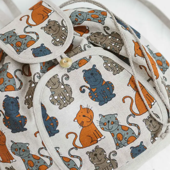Handmade Cat Backpack For Women