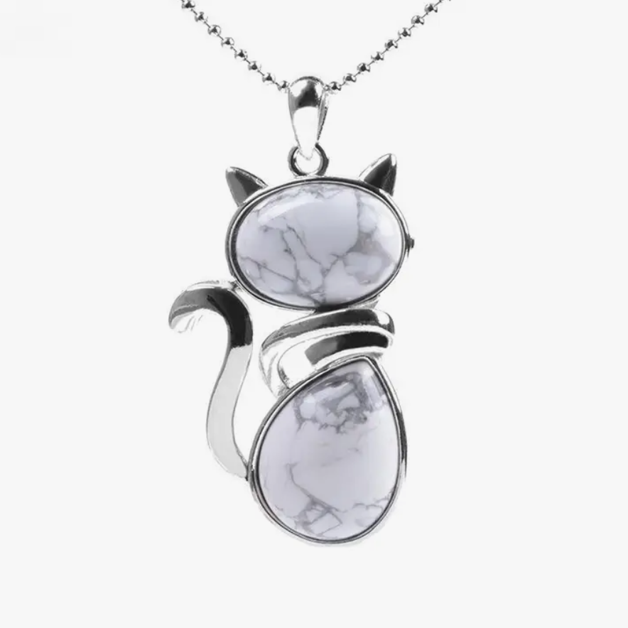 Cat Gifts For Cat Lovers, Cat Shaped Necklace For Women Who Love Cats