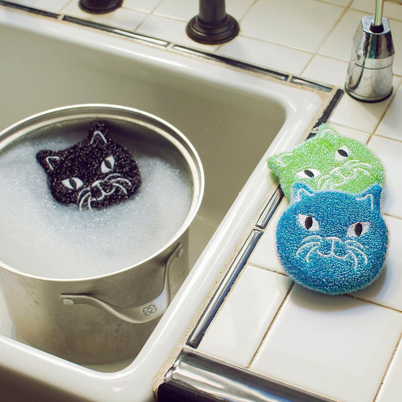 Mini Sponge Cat Cat Sponges (Set of 3) – Purrs and Whiskers