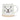 White mug with black cat face design on a white background