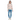 Model wearing the cat sweater showing long sleeves and U neckline