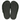 A pair of dark green slippers viewed from the bottom, showing a textured wavy black rubber sole and a fuzzy dark green plush upper edge, set against a plain white background.