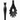 Black cat-shaped pasta server on a white background