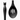 Black cat-shaped spoon and ladle on a white background