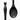 Black cat-shaped spoon on a white background