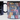 Mug with cat pattern and 'Crazy Cat Person' text next to a black mug.