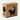 Cardboard box packaging for a ceramic cat watering jug with a black cat silhouette on a light green background.