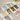 Set of colorful hair clips on a white background