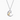 Silver necklace with a moon and star pendant featuring a gold cat on a white background
