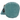 Teal velvet coin purse with a tassel on a white background