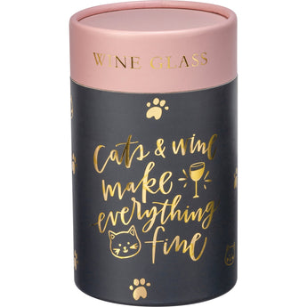 Unique Gifts For Cat Lovers, Funny Cat Wine Glass