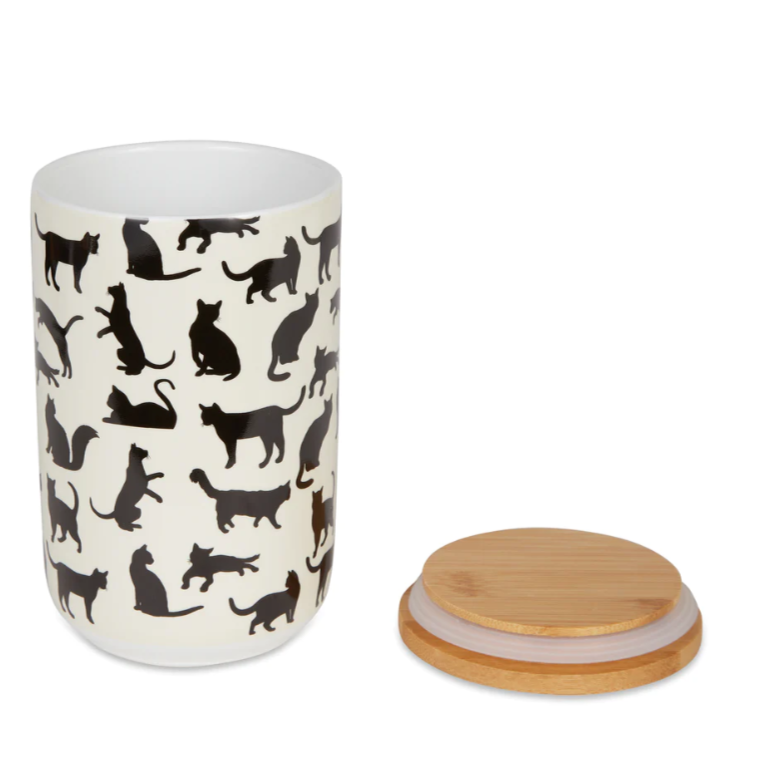 Cat Canister Set In 3 Cat Patterns