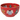 A red ceramic bowl decorated with festive Christmas illustrations, including gingerbread cookies, Christmas trees, and a black cat dressed as an angel with white wings.