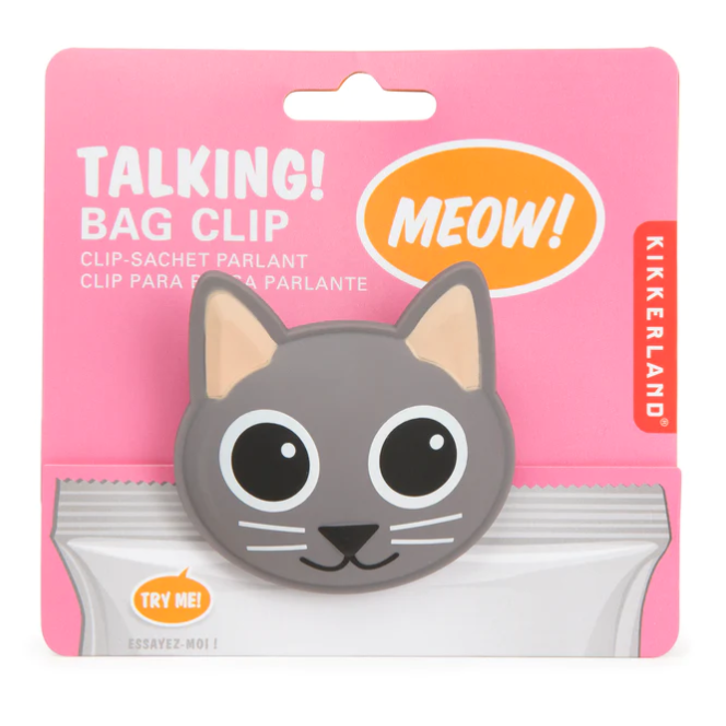 Funny Cat Gifts, Cat Shaped Bag Clip