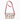 Colorful tapestry Cheeky Cat Hip Bag with cat silhouettes and burgundy vegan leather strap.
