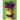 Cat wearing a purple wig and green glasses on a green background
