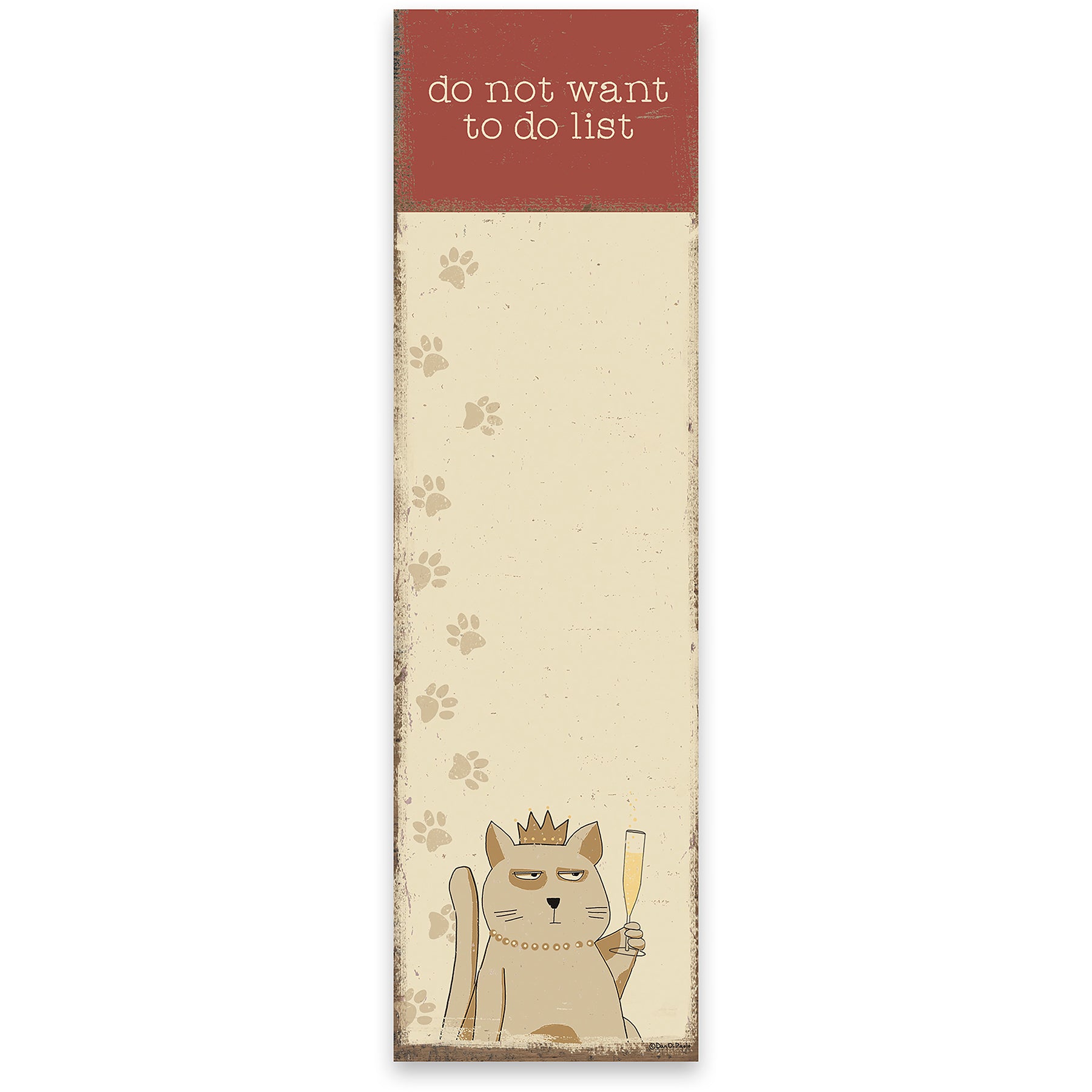 Funny things For Cat Lovers, Do Not Want To Do List Cat Notepad